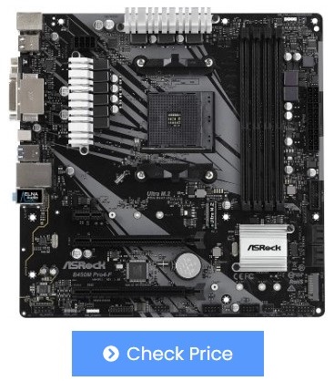 ASRock B450M Pro4 AM4 Motherboard