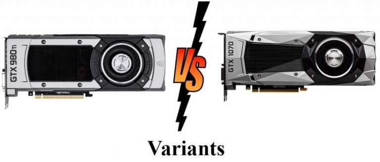 GTX 980 Ti VS GTX 1070 Variants