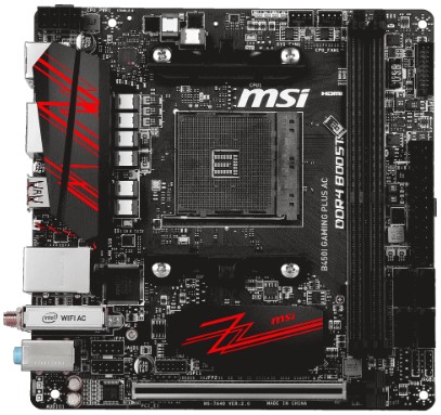 MSI B450I Gaming Plus AC