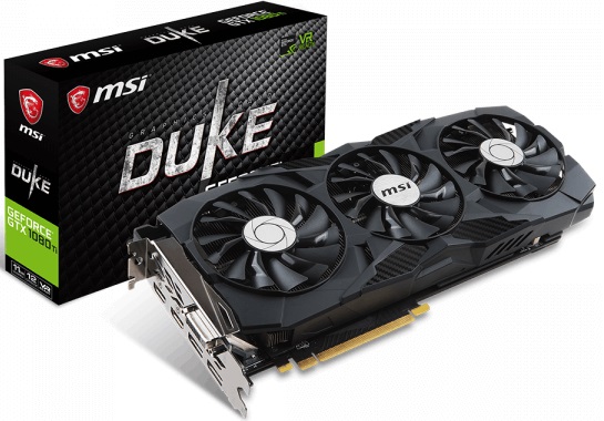 MSI GeForce GTX 1080 Ti DUKE